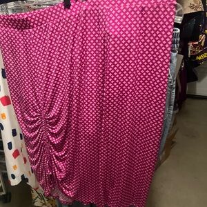 Lane Bryant Pink Maxi Skirt